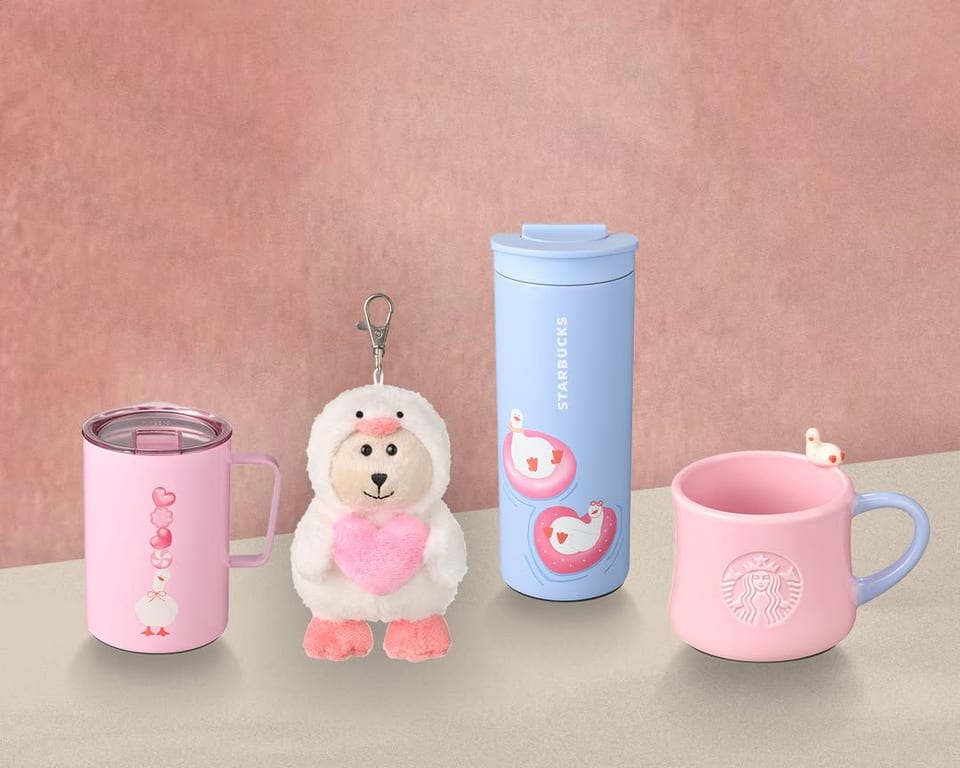 starbucks ducks jellies and hearts